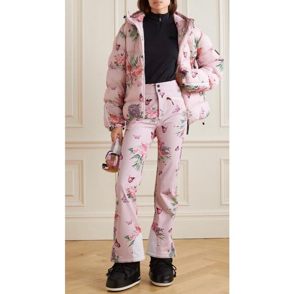 Bogner Fire & Ice X Loveshackfancy Floral Print Bootcut Ski Ireen Pants - Picture 1 of 14